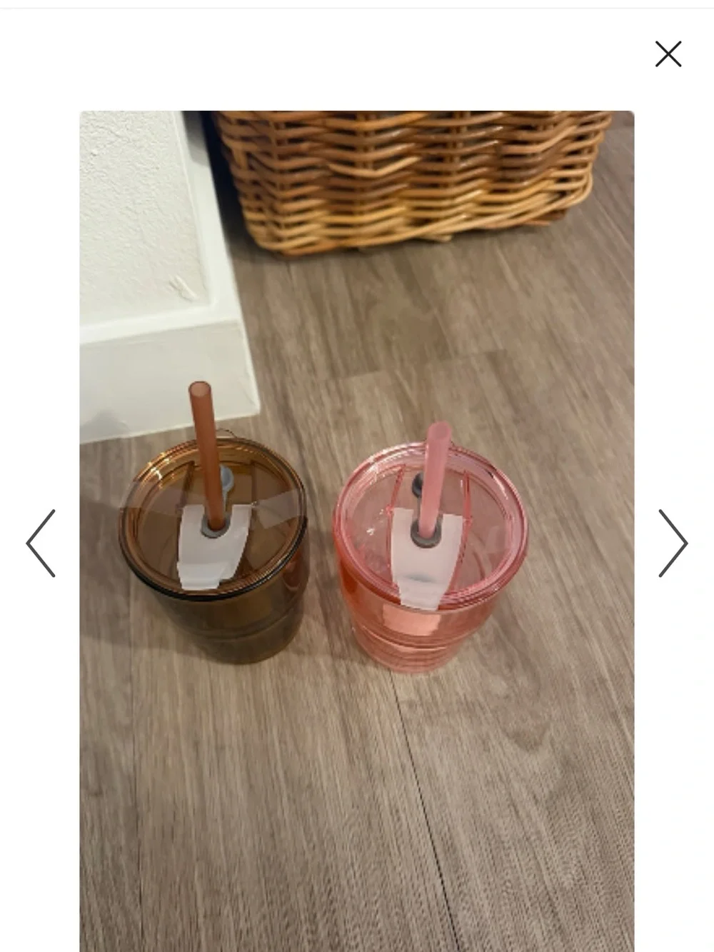 Target Bullseye Playground Glass Coffee Cup Brown Tumbler 12oz